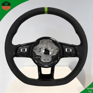 Volant en fibre de carbone de haute qualité adapté aux Volkswagen Polo gti Scirocco GTS GTE GLI R-Line <span class=keywords><strong>Golf</strong></span> 6 Mk4 Mk5 Mk7 <span class=keywords><strong>GTD</strong></span> CC - Product Image 5