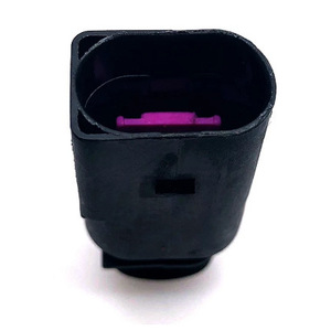 Connecteur de faisceau de câbles à 2 broches pour klaxon électrique de voiture Audi, prise 1J0973722 8D0973822, mâle et femelle, plastique noir - Product Image 3