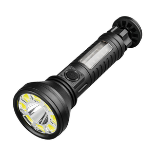 Linterna LED Magnética Giratoria con Luz Lateral SMD, Recargable por USB, Advertencia Roja y Azul, Portátil, para Exteriores, Camping, Emergencias y Trabajo - Product Image 1