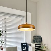 Simple scandinave vitrail Restaurant bar lampe Antique B & B chambre lampe de chevet balcon entrée Table à manger lustre