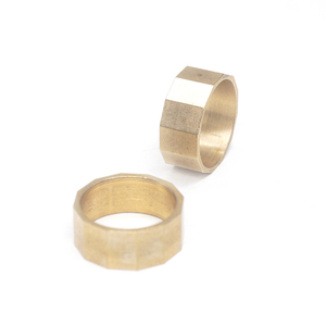 Anello distanziatore in ottone a 12 lati lavorato a CNC su misura, boccola poligonale in ottone grezzo per hardware di strumenti e gioielli (grezzo) - Product Image 4