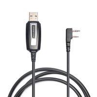 Cable de Programación ZASTONE Tipo K Micro USB Tipo AB para Walkie Talkie, Escritura de Frecuencia, K-Plugs 5R X6 889G 8DR M7 M10