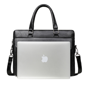 Túi xách nam da PU cao cấp, kiểu dáng cổ điển, logo tùy chỉnh, dung tích lớn, phong cách retro, dành cho laptop - Product Image 3