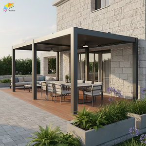 <span class=keywords><strong>Toldo</strong></span> Automático de Aluminio para Exteriores, Ecológico, con Recubrimiento en Polvo, para Patio, Balcón, Terraza, Gazebo, Arcos, Puentes, Pérgola - Product Image 5