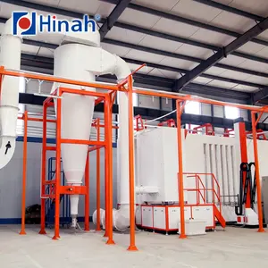 Automatic Powder Coating Booth Electrostatic Powder Coating Line Machine