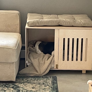 Villa moderne personnalisée pour petits animaux en contreplaqué et maison pour chien OEM - Product Image 1