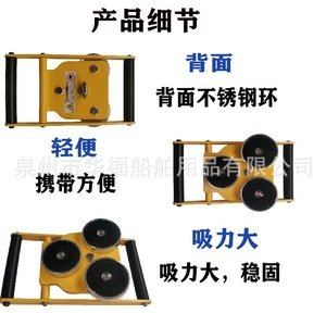 แม่เหล็กยึดบันไดเรือ Huafu รุ่น 232093 แรงยึดเกาะสูง สำหรับใช้งานทางทะเล - Product Image 1