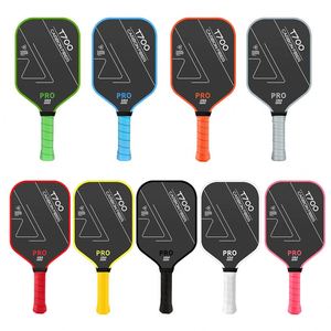 Raquette de pickleball en fibre de verre hautement élastique, surface givrée, noyau épaissi de 16 mm, légère, durable, fabriquée en Chine - Product Image 1