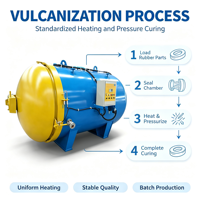 Vulcanisateur automatique de haute précision pour machine de recyclage de pneus et amortisseur de vibrations torsionnelles pour accouplement en caoutchouc