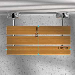 Tabouret pliant en bois massif, siège <span class=keywords><strong>de</strong></span> douche, <span class=keywords><strong>chaise</strong></span> antidérapante <span class=keywords><strong>pour</strong></span> personnes âgées, utilisation scolaire, entrée, changement <span class=keywords><strong>de</strong></span> chaussures, portable, gain <span class=keywords><strong>de</strong></span> place - Product Image 3