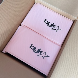 Enveloppe <span class=keywords><strong>rose</strong></span> clair à bulles, épaissie, pour colis express, emballage personnalisé, logo imprimé, sacs d'expédition, pochettes d'envoi, sacs polyvalents - Product Image 3