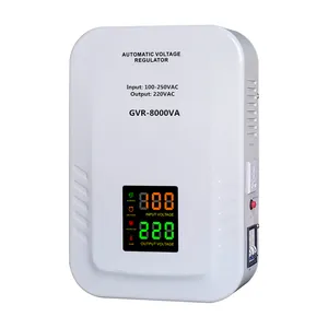 Household 8000va stabilizer wall mounted AC220V Single Phase automatic voltage regulators/stabilizers for home