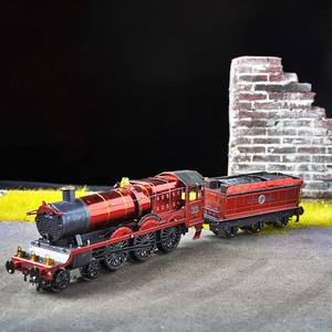 <span class=keywords><strong>Piececool</strong></span>-Puzzles 3D en métal pour adultes, kit de locomotive à vapeur pour la décoration de la maison, cadeaux d'anniversaire fantaisie sur le thème de la mode - Product Image 4