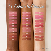 MAANGE Blush liquide fini mat léger, effet soft-focus, soyeux et lisse, hautement pigmenté, blush liquide pour le visage