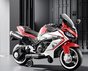 12V ucuz elektrikli çocuk motosikleti şarj edilebilir pil oyuncaklar bisiklet çocuklar için 2-4 yıl simüle araba motosiklet - Product Image 3