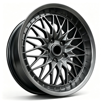 Jantes de course NEXUS 6x5.5 en alliage 18X8.5 18X9.5 18X10.5, jantes décalées 5X114.3 5X100 5X112 5X120 PCD, finition argentée à déport profond