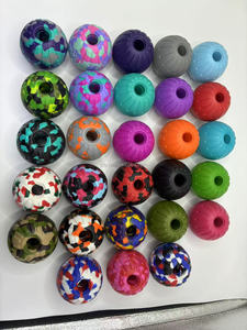 Fabrika toptan dayanıklı EVA 7cm evcil hayvan topu klasik tasarım köpekler oyuncak agresif diş temizleme küçük hayvanlar sürdürülebilir içi boş - Product Image 2