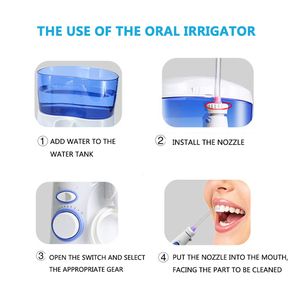 2 600ml IPX7 Waterproof Cordless Oral <strong>Water</strong> <strong>Flosser</strong> 10 Modes for Teeth Cleaning Dental Care Oral Nasal Irrigator Household Use - Product Image 6