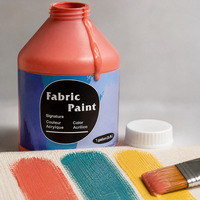 Ensemble de peinture textile de 3,8 L, non toxique, résistant à la décoloration, flexible, pour chaussures en toile, baskets