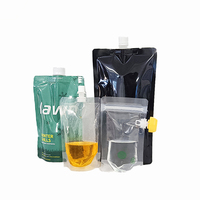 Pochette personnalisée 5L 10L 15L 20L eau pour boisson vin bière jus de fruit pochette à bec liquide sac pliable en plastique pour eau potable