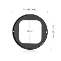 Bague d'adaptation de filtre UV 52 mm de luxe pour Insta360 Ace Pro avec capuchon d'objectif