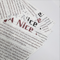 Vente en gros de papier sulfurisé jetable rouleau de poulet personnalisé papier d'emballage de revêtement résistant à l'huile produit d'emballage d'emballage et d'impression