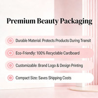 Caja de Cartón Rosa para Envíos Postales, Caja de Embalaje Ecológica para Cosméticos, Caja de Cartón para Envíos con Logotipo Personalizado