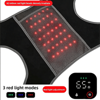 Ceinture de massage chauffante sans fil à lumière rouge pour les articulations de la hanche, enveloppement inguinal, chauffe-jambes, compresse chaude électrique, attelle de cuisse, masseur de hanche