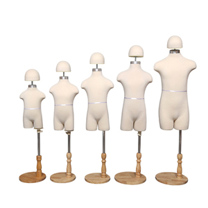 Mannequin en mousse épaissie pour la partie supérieure du corps avec tête, pour vitrine de magasin de vêtements pour enfants, pose debout, vente en gros - Product Image 1