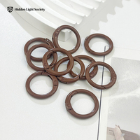 23mm Gold- und Silberfarbene DIY-Taschen-Metall-Federringe, Schlüsselanhänger, Schmuckzubehör & Komponenten