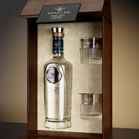 Bouteille de vodka 750 ml, emballage personnalisé, boîte à tiroir, boîte cadeau, bouteille en verre, spiritueux, whisky, gin, tequila, rhum, brandy