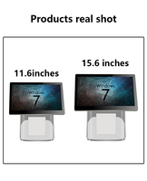 Sistema POS Todo en Uno con Pantalla Táctil Dual de 15.6 Pulgadas, Quad-Core, Windows/Android, para Negocios, Comercio Minorista, Salón de Belleza