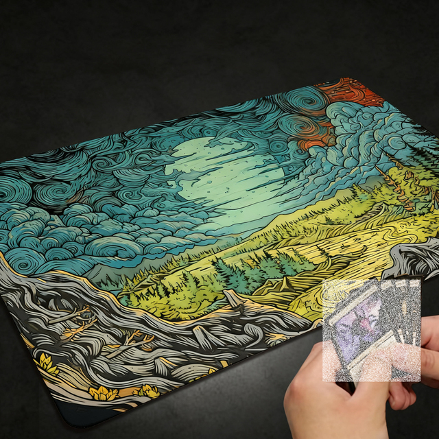 Black Metal Dragon Playmat, Board Games the Play Mat Pad, Card Games Playmat