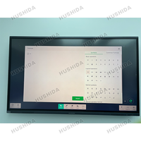 Tableau interactif intelligent HUSHIDA 4K Android/Windows OPS 85 pouces, écran tactile multipoint, tableau blanc interactif, ordinateur pour l'enseignement