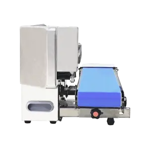 Mesin penyegel Band terus menerus, mesin penyegel kantung plastik Horizontal mesin cetak ink-jet FRM150E