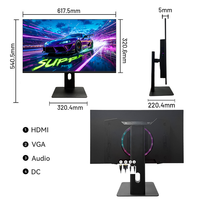 Monitor OLED 4K de 27 Pulgadas, Alta Frecuencia para Trading, 240Hz, 0.3ms GTG, Tipo-C, HDR 400, 99% SRGB, 400cd/m, Pantalla para Analistas Financieros