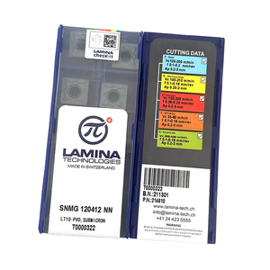 SNMG120412NN LT10 100% inserto de torneado de carburo original herramienta de torneado insertos de corte Cnc de carburo - Product Image 2