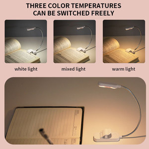 Bán buôn Mini LED bảo vệ mắt đèn Bookmark đọc ánh sáng đèn clip trên cuốn sách ánh sáng để đọc - Product Image 5