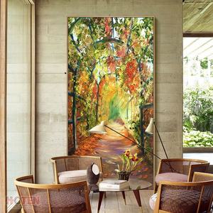 <span class=keywords><strong>ภาพ</strong></span><span class=keywords><strong>วาด</strong></span>สีน้ำมัน<span class=keywords><strong>วาด</strong></span>ด้วยมือที่ทันสมัยกำหนดเองภูมิทัศน์สวนสวยด้วย<span class=keywords><strong>ดอกไม้</strong></span>สำหรับห้องนั่งเล่นผ้าใบตกแต่งผนัง - Product Image 3