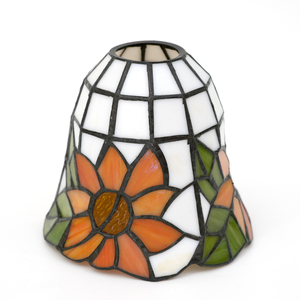 Tiffany kính màu hướng dương Chụp đèn màu cam đèn bàn đèn sàn mặt dây treo đèn chandeliver thay thế chụp đèn - Product Image 4