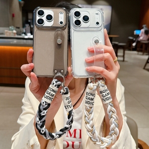 <span class=keywords><strong>Funda</strong></span> Brillante <span class=keywords><strong>con</strong></span> Diseño de <span class=keywords><strong>Cuerda</strong></span> y Correa para <span class=keywords><strong>iPhone</strong></span> 17/17 Air/17 Promax - Product Image 1