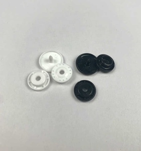 Fermetures à boutons en plastique T5 Sac Dossier Boucle foncée Bouton en plastique Accessoires de vêtement pour vêtements Scrapbooking - Product Image 2