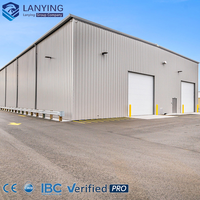 Structure de hangar/entrepôt préfabriqué en acier/conception d'entrepôt métallique pour usine