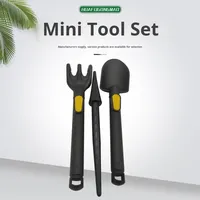 Set Peralatan Kebun Tiga Bagian OEM Industri dengan Garu & Sekop Tajam untuk Perawatan Tanaman Sukulen dan Penggemburan Tanah untuk Berkebun Bunga