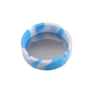 Odorless Oem Logo Smoke Wholesale Smoking Bin Ash Tray Cigarette Smokeless silicone cigar ashtray with Stainless Steel Seheet