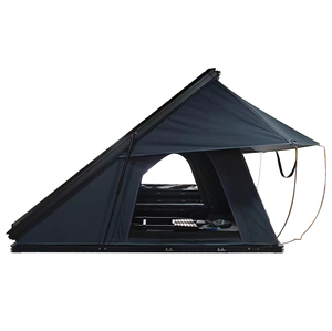 Enjoin Lightweight Hard Aluminum Roof Top <b>Tent</b> 4 Person with Solar <b>Waterproof</b> Side Open Rooftop <b>Tent</b> 4x4 Car RTT - Product Image 2
