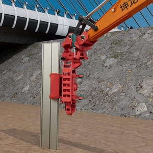 KS60 Vibro Martello a Presa Laterale per Escavatore, Battipalo Idraulico per Palancole, Macchina per Pali a Vibrazione - Product Image 1