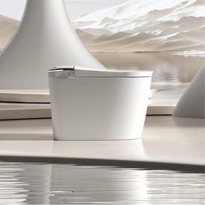 Thông Minh Thông Minh Hình Dạng U Nhà Vệ Sinh Tự Động Nước Tủ Quần Áo Nước Nóng Ghế Điều Khiển Từ Xa Thiết Kế Mới Thương Mại Tầng Thường vụ Tủ Quần Áo - Product Image 2