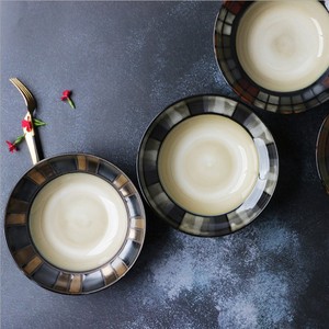 Americano retro de <span class=keywords><strong>la</strong></span> sopa de fideos de ramen de restaurante Ensalada de vegetales tazón de cerámica - Product Image 4
