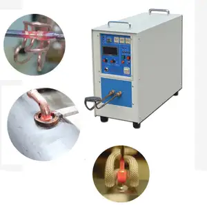 Testere bıçağı dişli tekerlek lehimleme indüksiyon ısıtma makinesi indüksiyon ısıtma makinesi 220V tek fazlı 7kw testere bıçağı lehimleme